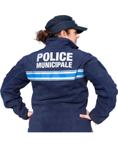 Veste Polaire Bi Matière Police Municipale