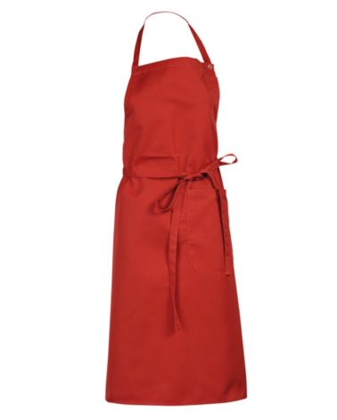 tablier de cuisine rouge