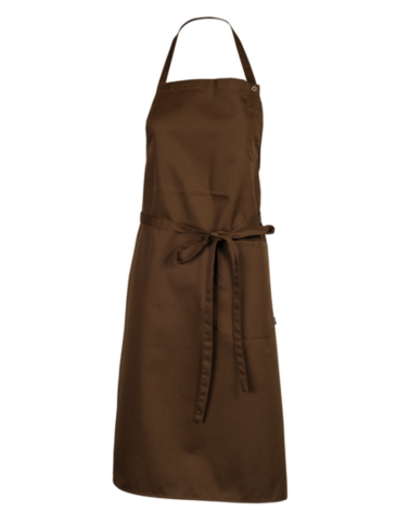 tablier de cuisine marron