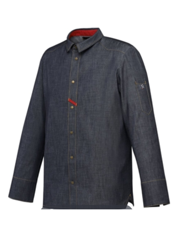 Veste de cuisine denim