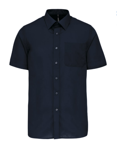 Chemise professionnelle manche courte pour homme