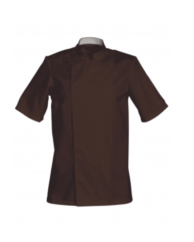 Veste de cuisine marron