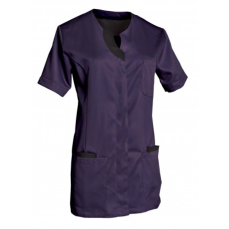 Blouse médicale pour femme manche courte