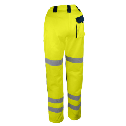 pantalon haute visibilité jaune