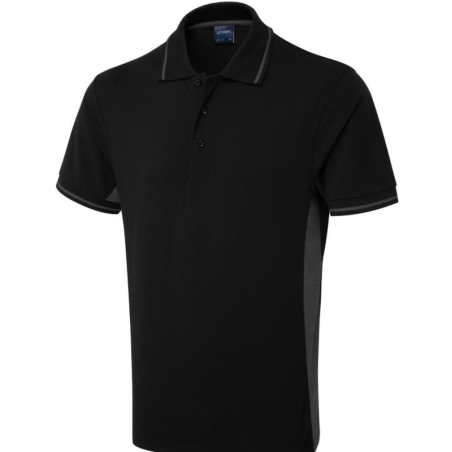 polo de travail bicolor pour homme